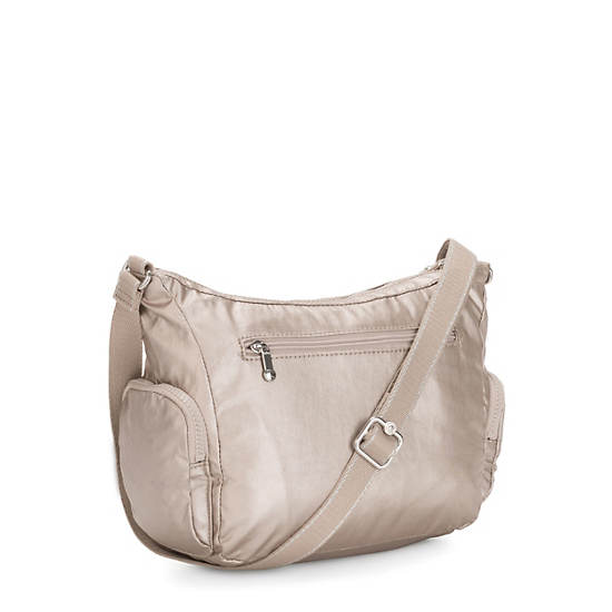 Sacs Crossbody Kipling Gabbie Small Metallic Argent | FR 2072YX